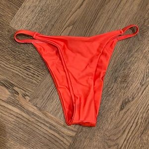 🧨 Red bikini bottoms High waisted / mid-rise